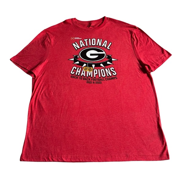 Fanatics Other - Men’s size 2XL Georgia bulldog red tshirt